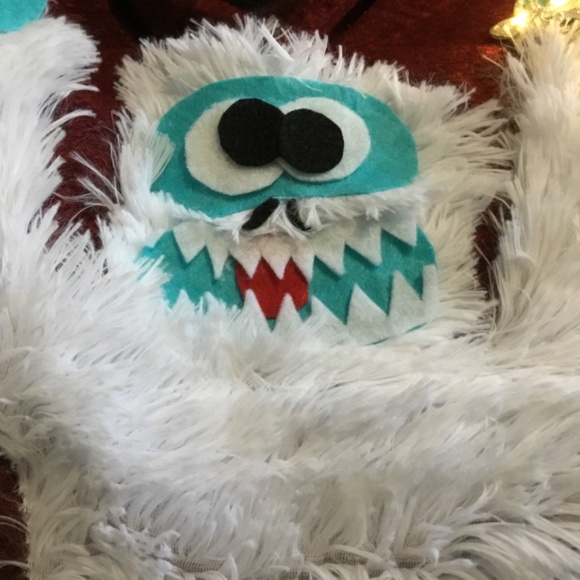 Ugly Christmas Sweater Abominable Snowman, Yeti, Lights Up! Men XL - Picture 9 of 9